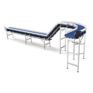 belt conveyor / for the food industry / meat / modular