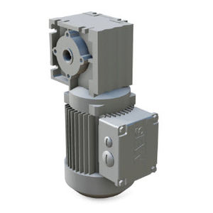 single-phase servo-gearmotor / orthogonal / spur