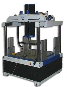 compression testing machine / bending / for flooring elements / electromechanical
