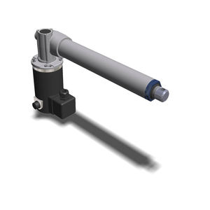 rotary cylinder / electric / worm gear / DC