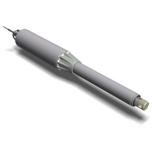 electric cylinder / DC / steel / end-of-stroke