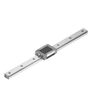 slide linear guide / compact / profiled rail