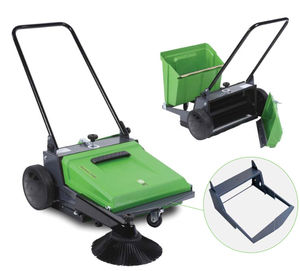 walk-behind sweeper / motorless / outdoor
