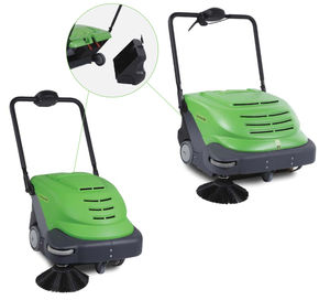 walk-behind sweeper / battery-powered