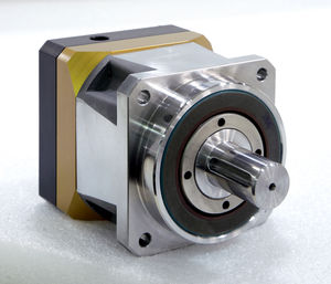 single-phase electric gearmotor / coaxial / helical