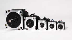 DC motor / stepper / three-phase stepper / 120 V