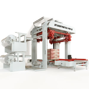 automatic pallet wrapping machine / stretch film / for the food and beverage industry / for pallets