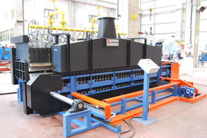 heating furnace / tunnel / roller / gas-fired