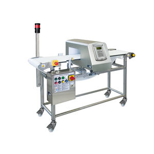 metal detector with conveyor / high-sensitivity / compact / digital