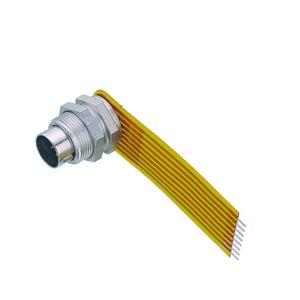 RF connector / DIN / circular / male