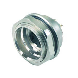 RF connector / DIN / circular / female