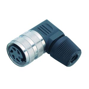 RF connector / DIN / elbow / circular