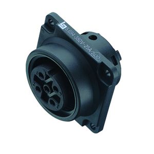 electrical power supply connector / circular / female / power