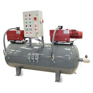 rotary vane pump vacuum unit / for laboratories / for medical applications / industrial