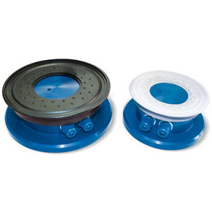 flat suction cup / round / for gripping / clamping