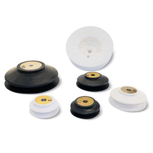 bellows suction cup / for glazing / for sheet metal / lifting