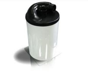 Inertial separator dust collector / self-cleaning / compact