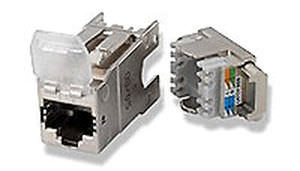 audio/video connector / jack / square / modular