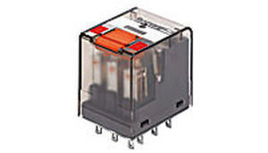 12 Vdc electromechanical relay / plug-in / for printed circuit boards