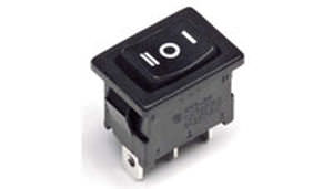 rocker switch / single-pole / electromechanical
