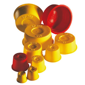 round plug / tapered / non-threaded / low-density polyethylene (LDPE)