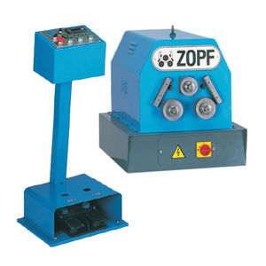 hydraulic bending machine / for tubes / profile / 3 drive rollers