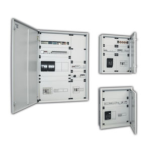 equipped electrical enclosure / wall-mounted / plastic / power distribution