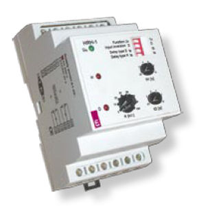 level control relay / DIN rail / time delay