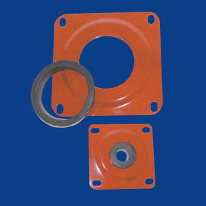 pipe flange / steel / through-hole