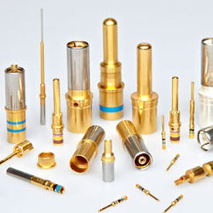 brass pin / for electrical contacts