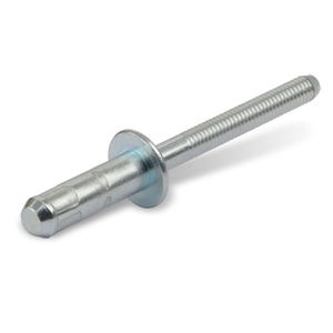 blind rivet / dome head / steel / shear strength