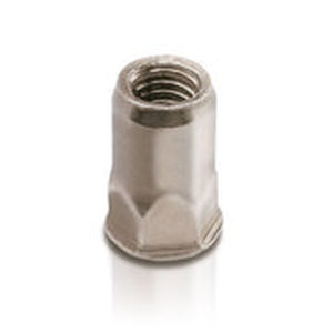 hexagonal nut / blind rivet / steel