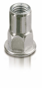 threaded insert / steel / hexagonal / custom