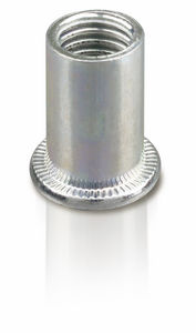 threaded insert / stainless steel / round / custom
