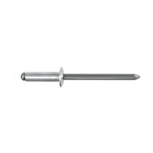 blind rivet / cylindrical head / steel / aluminum