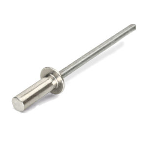 blind rivet / countersunk head / steel / aluminum