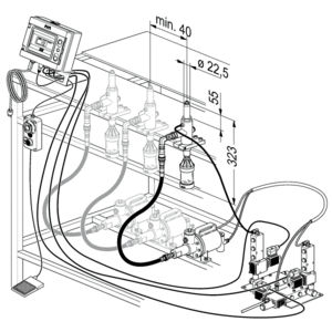 hydro-pneumatic riveter / oleo-pneumatic / for blind rivets / floor-standing