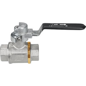 ball valve / lever / for air / brass