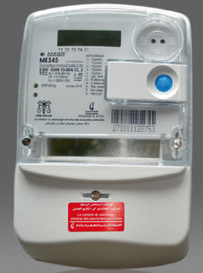electric energy meter / wall-mounted / digital / single-phase