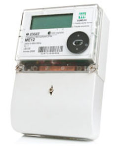 electric energy meter / wall-mounted / digital / single-phase