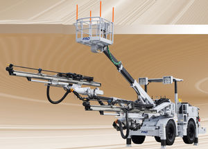 tunnel jumbo drilling rig / with double arm