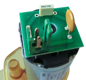 hot water pump / with DC motor / semi-submersible / centrifugal
