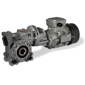 AC electric gearmotor / orthogonal / worm / helical