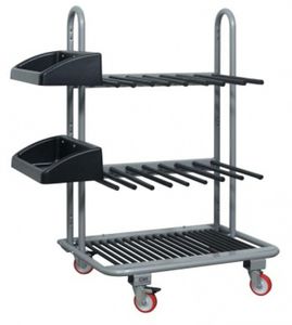 storage cart / profile / with swivel casters