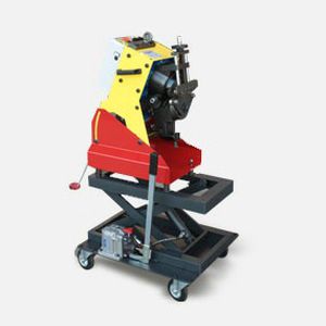electric chamfering machine / portable / sheet metal / plate