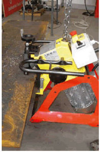 portable chamfering machine / plate / automatic