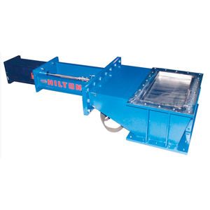 knife gate valve / electric / for slurry / Hastelloy®