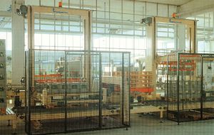 case depalletizer / plastic crates / automatic