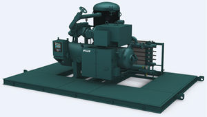 screw refrigeration compressor / single-stage / for industrial refrigeration