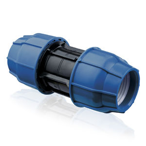 compression fitting / straight / hydraulic